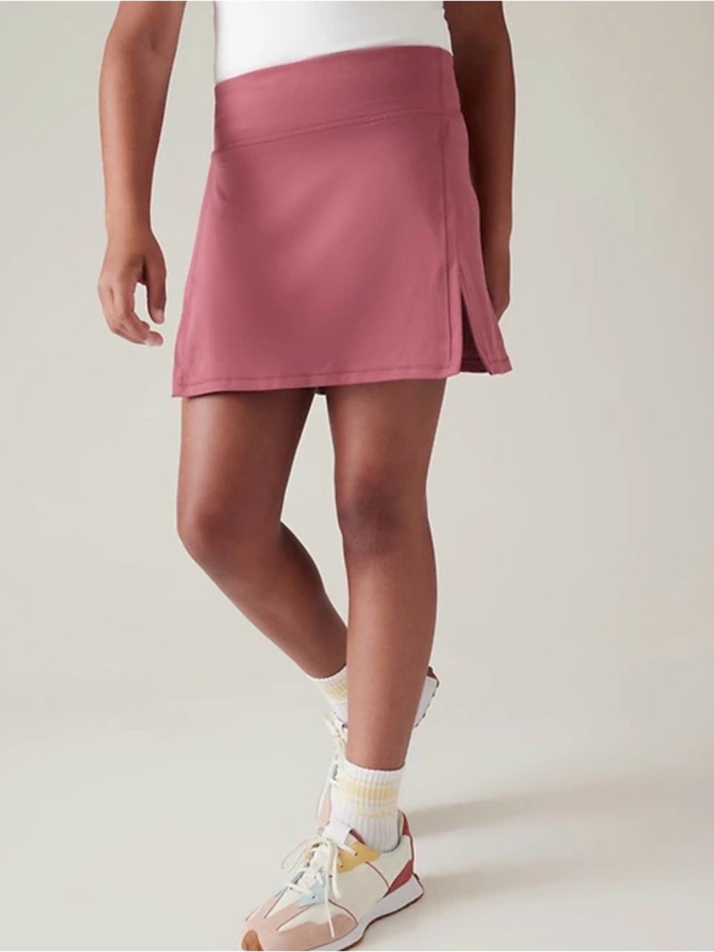 Athleta Girls' Goal Getter Berry Pink Skort
